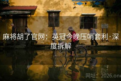 麻将胡了官网：英冠今晚压哨套利·深度拆解