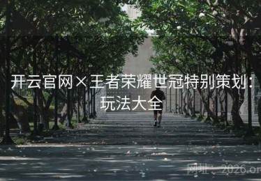 开云官网×王者荣耀世冠特别策划：玩法大全