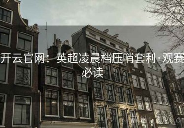 开云官网：英超凌晨档压哨套利·观赛必读